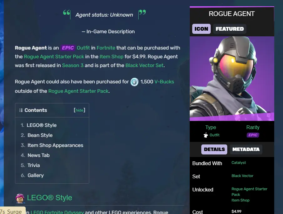 Rarest Fortnite Skins image